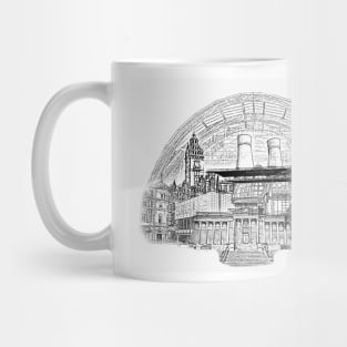 Sheffield City Buildings art work Mug